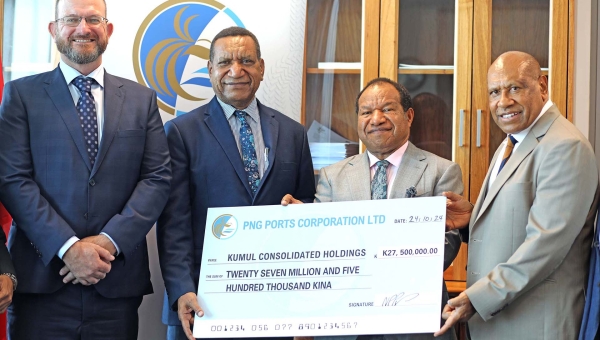 PNG Ports pays dividend to KCH