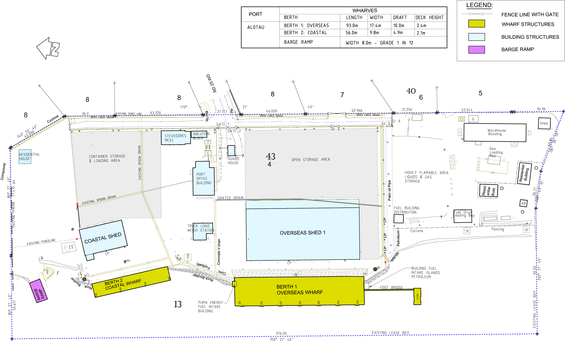 Alotau Port Layout