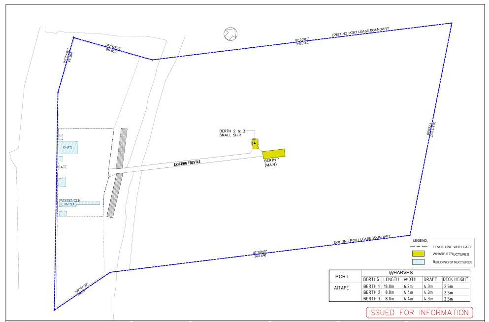 Aitape Wharf Layout Aitape Wharf Layout
